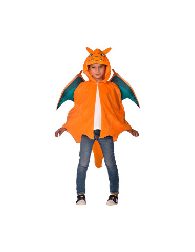 Disfraz Infantil Pokemon Charizard con Capa Talla 3 a 7 Años