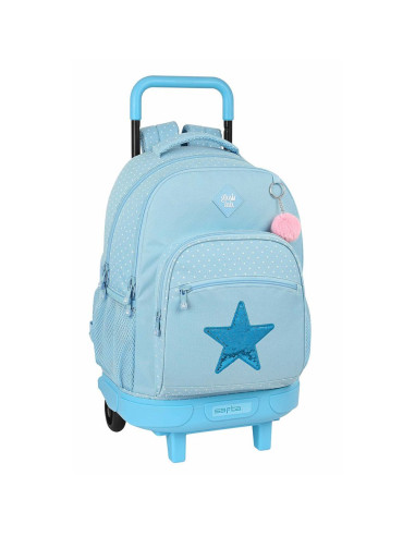 Mochila Grande con Ruedas Campacta Extraible Glowlab "STAR"