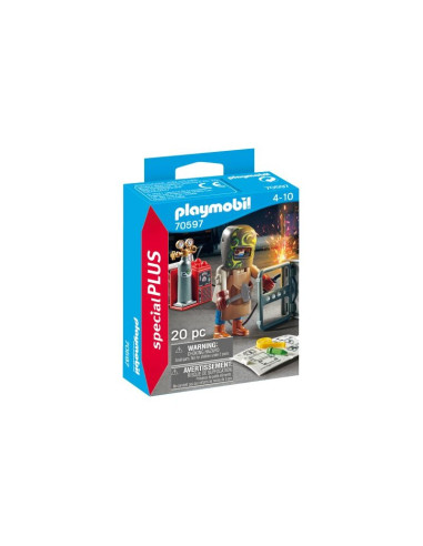 Playmobil - Soldador con equipo - 70597