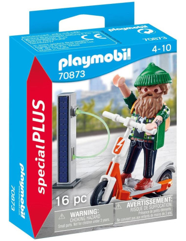 Playmobil Hipster con E-scooter - 70873