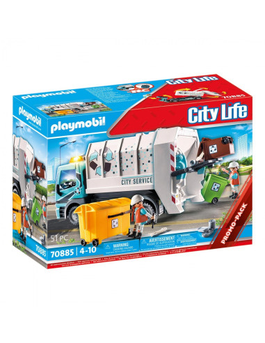 Playmobil 70885 - Camión De Basura Con Luces