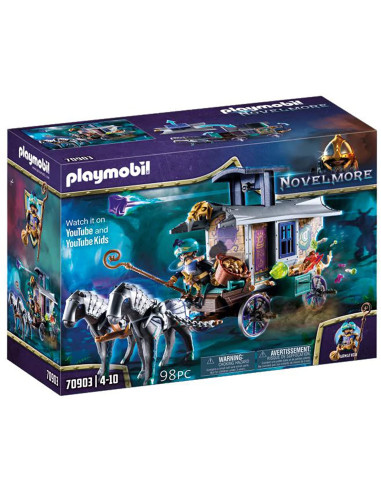 Playmobil Violet Vale - Carruaje de Mercaderes.