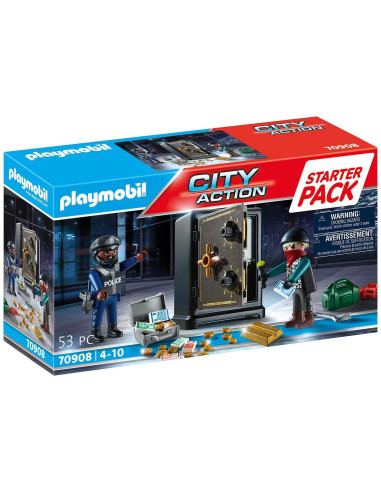 PLAYMOBIL 70808 - Starter Pack Caja Fuerte Juguete