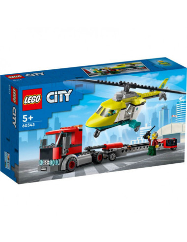 LEGO City Transporte del Helicóptero de Rescate - 60343