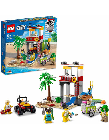 LEGO 60328 City Base de Socorrista en la Playa