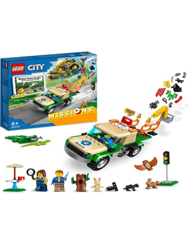 LEGO 60353 City Misiones de Rescate de Animales Salvajes