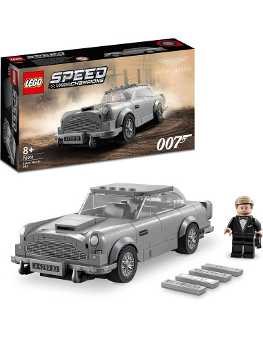 LEGO 76911 Speed Champions 007 Aston Martin DB5, Maqueta de Coche, Mini Figura de James Bond