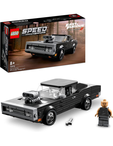 LEGO 76912 Speed Champions Fast & Furious 1970 Dodge Charger R/T, Mini Figura Dominic Toretto