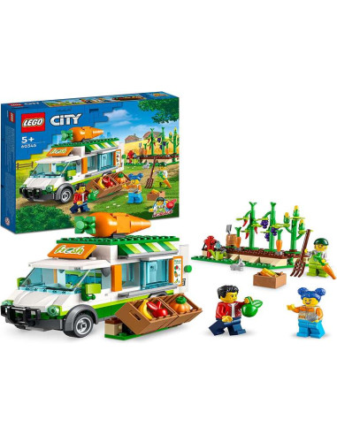 LEGO 60345 City Furgoneta del Mercado de Agricultores