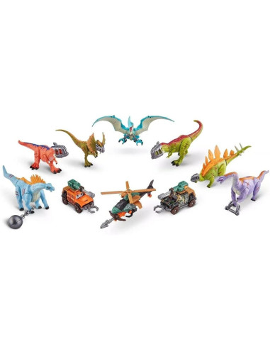 Bola Dino Strike Hunt Figuras surtido