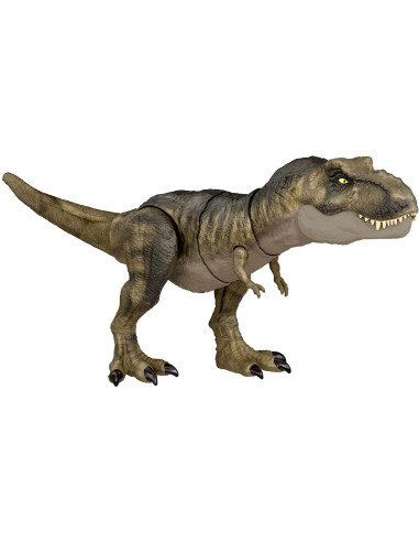 Jurassic World- Dinosaurio Articulado T-Rex Golpea Y Devora con Sonido