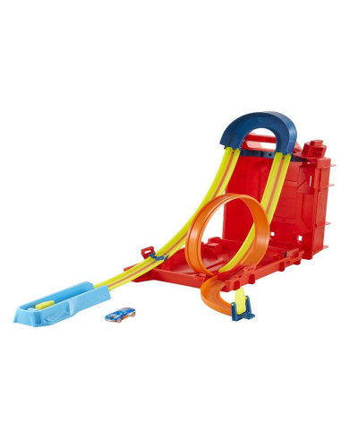 Hot Wheels Caja de Acrobacias en Forma de Bidón Track Builder Unlimited