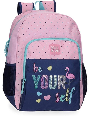 Mochila Escolar 44cm Roll Road Be Yourself 