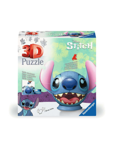 Puzzle Lilo & Stitch Puzzle 3D Stitch con Orejas