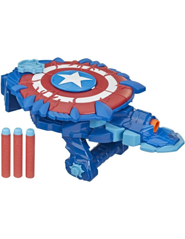 Marvel Classic Avengers Mech Strike Monster Hunters - Lanzador Escudo del Capitán América 