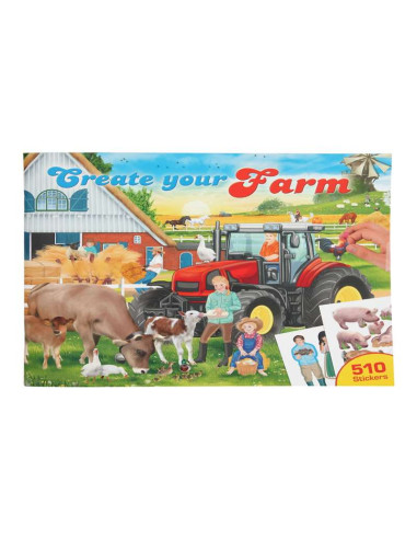 Create your Farm cuarderno para colorear