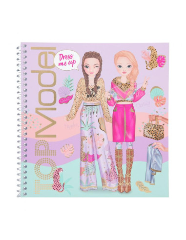 Cuaderno con calcomanías TOPModel Dress me URBAN JUNGLE