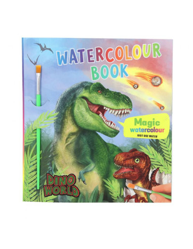 Dino World libro de acuarelas