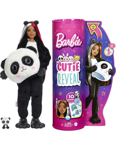 Barbie Cutie Reveal Muñeca Panda Juguete que desvela su color en el agua