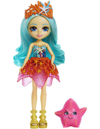 Royal Enchantimals Ocean Kingdom Muñeca Starla Starfish con mascota estrella de mar