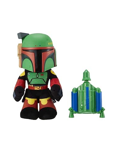 STAR WARS PELUCHE BOBA FETT LANZA COHETE