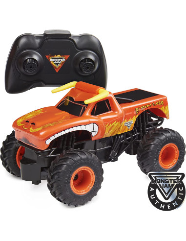 MONSTER JAM - COCHE TELEDIRIGIDO EL TORO LOCO 1:24