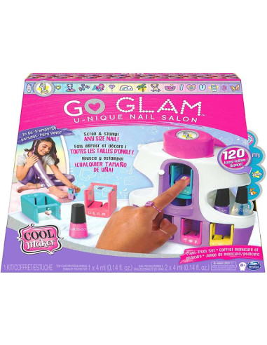 Go Glam Unique Nail Salon Set Manicura con Estampadora Portátil