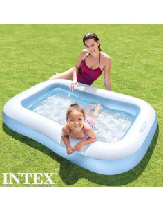 Piscina Hinchable Rectangular 166x100x25 Cm Intex 2