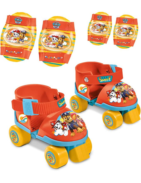 Patines de Ruedas Ajustables Paw Patrol para Niños, Talla del 22 al 29