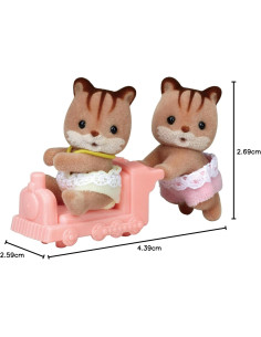 Sylvanian Families 5421 Gemelos Ardilla de la Nuez 2