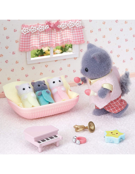 Sylvanian Families Trillizos Gato Persa