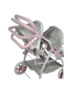 Coche Gemelar Muñeca Emma 2
