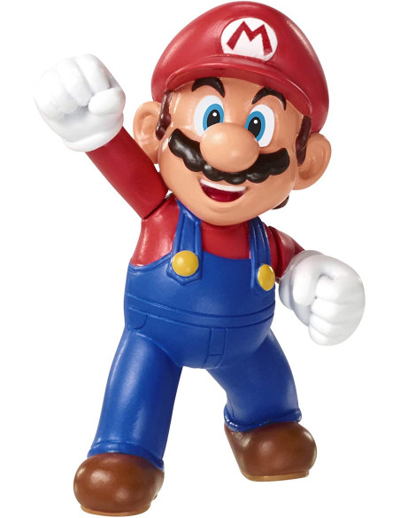 Super Mario - Diorama Multipack Mundo Dehesa Bellotera con 4 Figuras y 1 Accesorio. 
