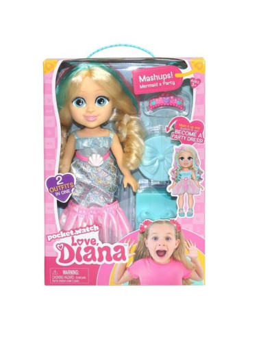 Love Diana - Muñeca sirena o reina de la fiesta