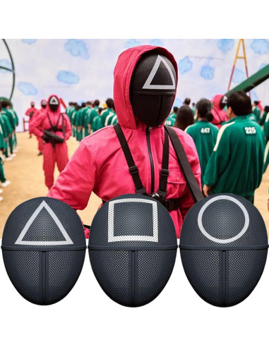 Máscara del Juego de Calamar. Máscara de...