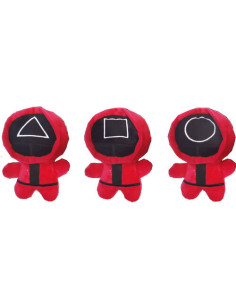 Peluche Juego del calamar soldado 23cm surtido