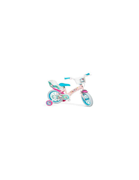 Bicicleta Infantil 14´ Hello Kitty con Ruedines y Accesorios de 4 a 6 años