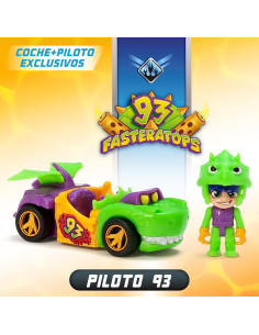 T-Racers Mega Wheels T-Rex – Vehículo-Lanzador con 1... 2