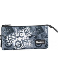 Portatodo Triple 3 bolsillos Rock On