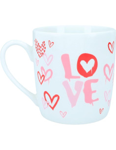 TOPModel One Love - taza con asa en blanco, con dibujo de... 2
