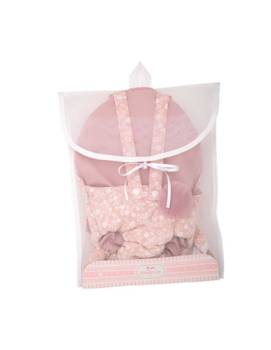 PORTABEBE ROSA (PARA MUÑECOS DE 40-45 CM