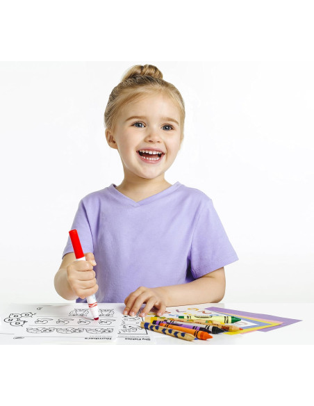 CRAYOLA Mini Kids - Set de 8 Rotuladores Lavables, Segura Punta Redondeada