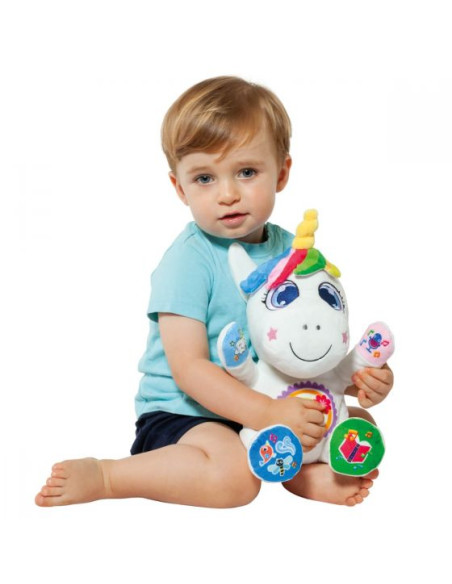 Peluche Unicornio Interactivo - Cuentacuentos. Gusy Luz® Molto