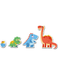 Clementoni-20834 Puzzle Infantil Progresivos: 3-6-9-12... 2