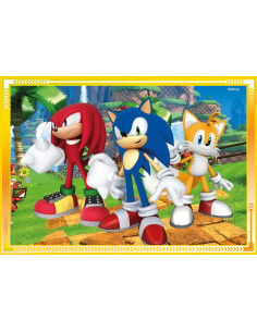 Puzzle Sonic Infantil 4 1: Puzzles de 12, 16, 20 y 24 Piezas 2