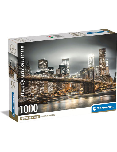 Puzzle Compact 1000 piezas Clementoni New York...