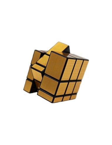 Cubo Crazy Formas 3x3 Dorado