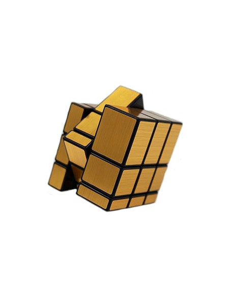 Cubo Crazy Formas 3x3 Dorado