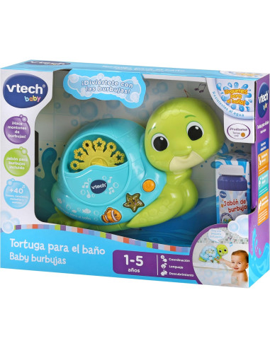 Tortuga para el baño Baby Burbujas