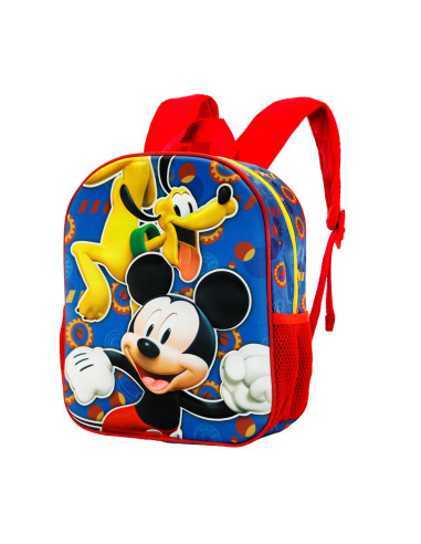 Mochila 3D Pequeña Mickey Mouse Happy Friends. 